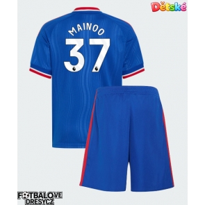 Manchester United Kobbie Mainoo #37 Dětské Venkovní dres komplet 2026-27 Krátký Rukáv (+ trenýrky)
